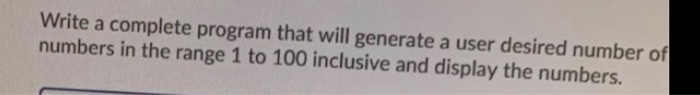 Solved Question 2 (5 points) Write a complete program that | Chegg.com