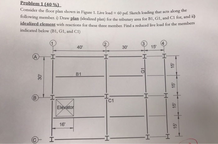 Solved Problem 1 (40%) Consider The Floor Plan Shown In | Chegg.com