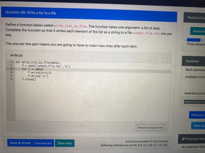 solved-question-46-write-a-list-to-a-file-practice-exa-chegg