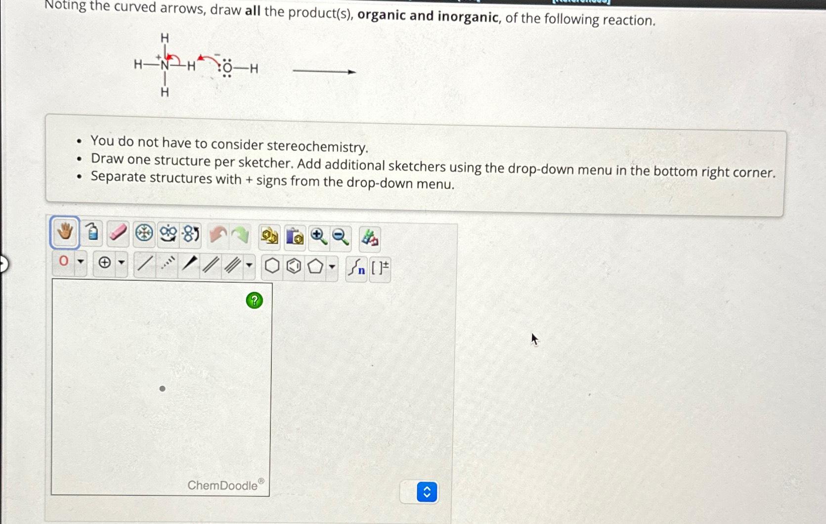 Solved Noting the curved arrows, draw all the product(s), | Chegg.com