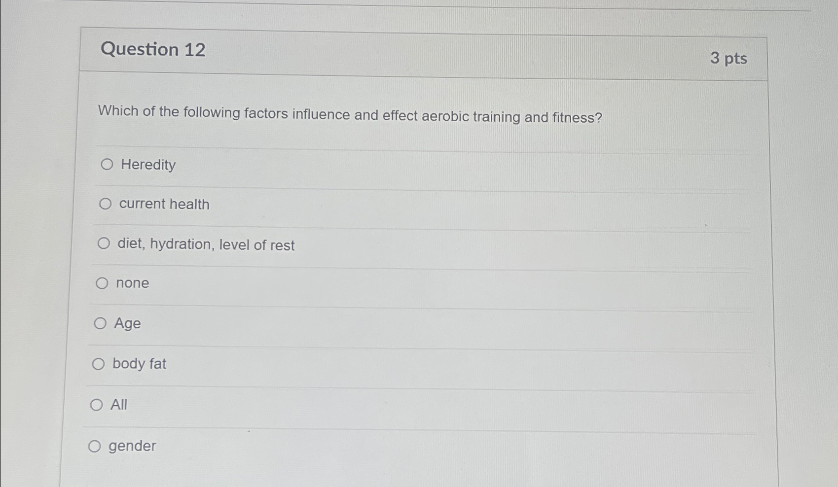 Solved Question 123 ﻿ptswhich Of The Following Factors 5330