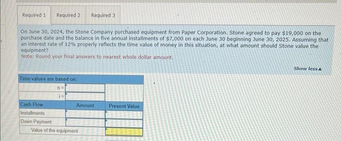 Solved On June 30 2024 The Stone Company Purchased Chegg Com   Image