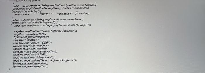 Solved Trace through the following program and show the | Chegg.com