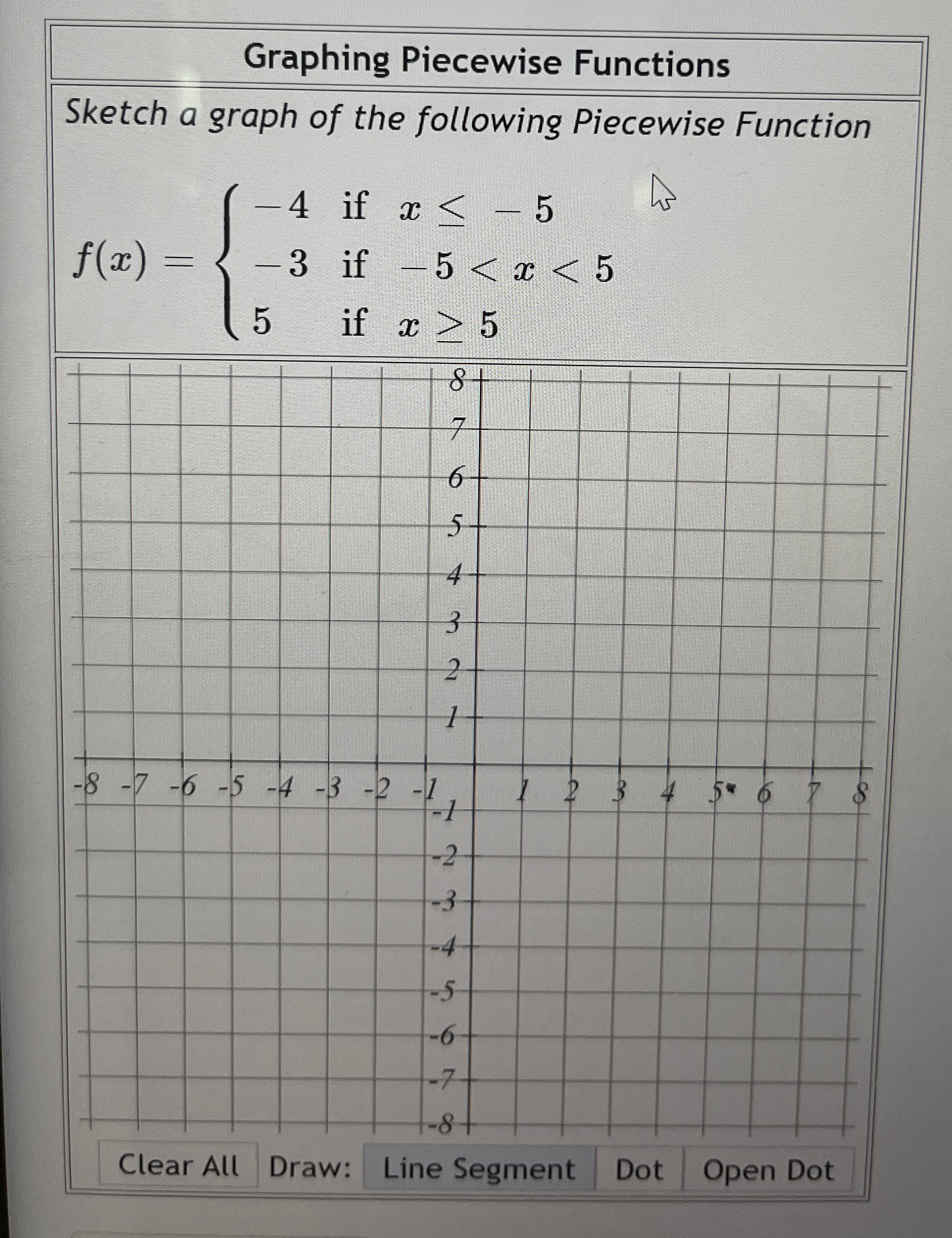 Solved Graphing Piecewise FunctionsSketch a graph of the | Chegg.com