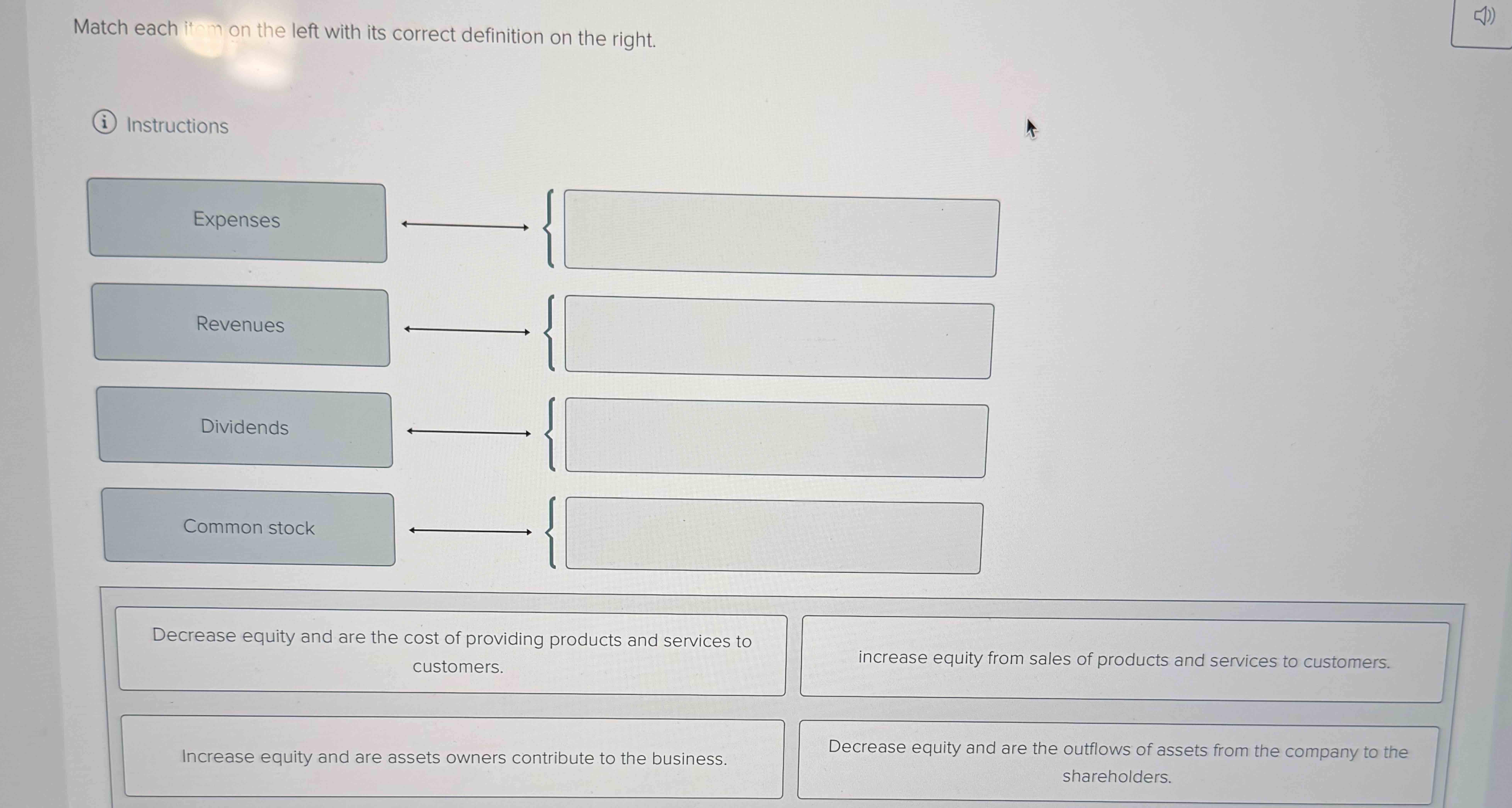 Solved Match each item on the left with its correct | Chegg.com