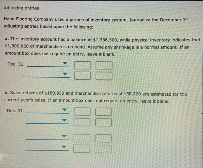 solved-adjusting-entries-hahn-flooring-company-uses-a-chegg