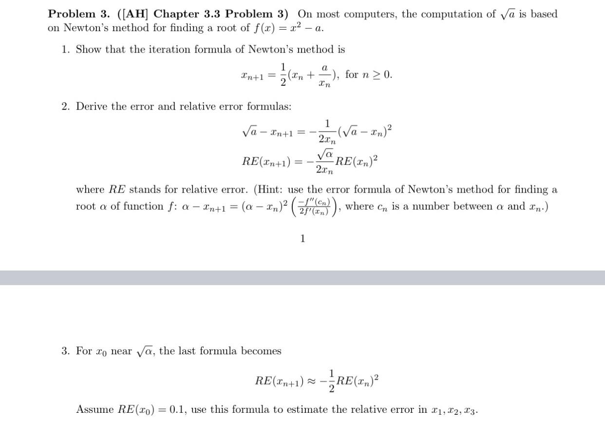 Solved Problem 3. ([AH] Chapter 3.3 Problem 3) On most | Chegg.com