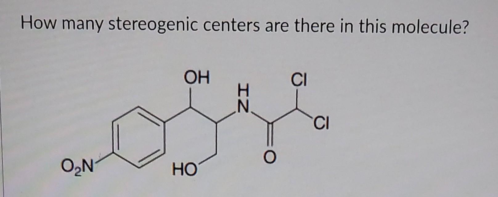 Solved How Many Stereogenic Centers Are There In This