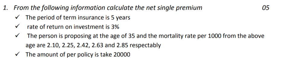 Solved 1. From the following information calculate the net | Chegg.com