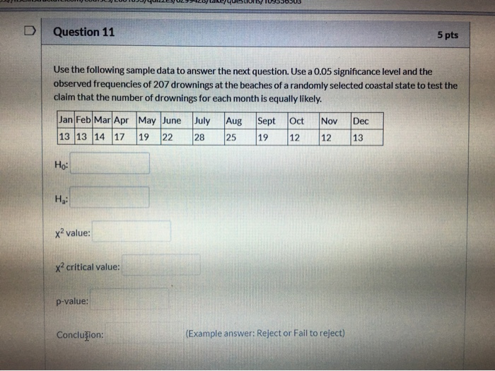 Solved M O NSTITU3556505 Question 11 5 pts Use the following | Chegg.com