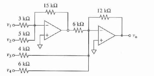 Solved: Show the algebraic relationship between the output voltage ...