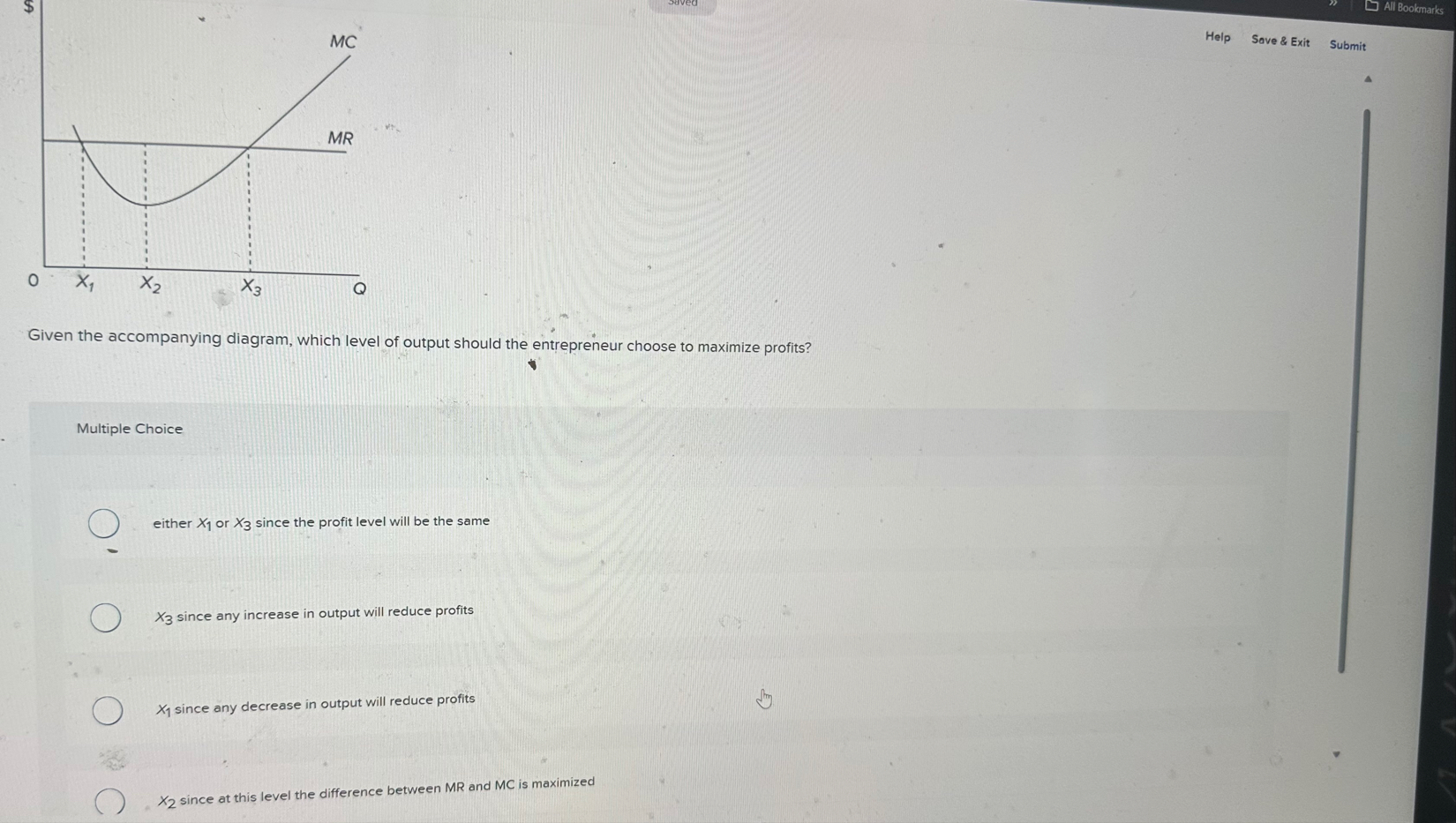 Solved HelpSave HelpSave HelpSave & ExitSubmitGiven the | Chegg.com