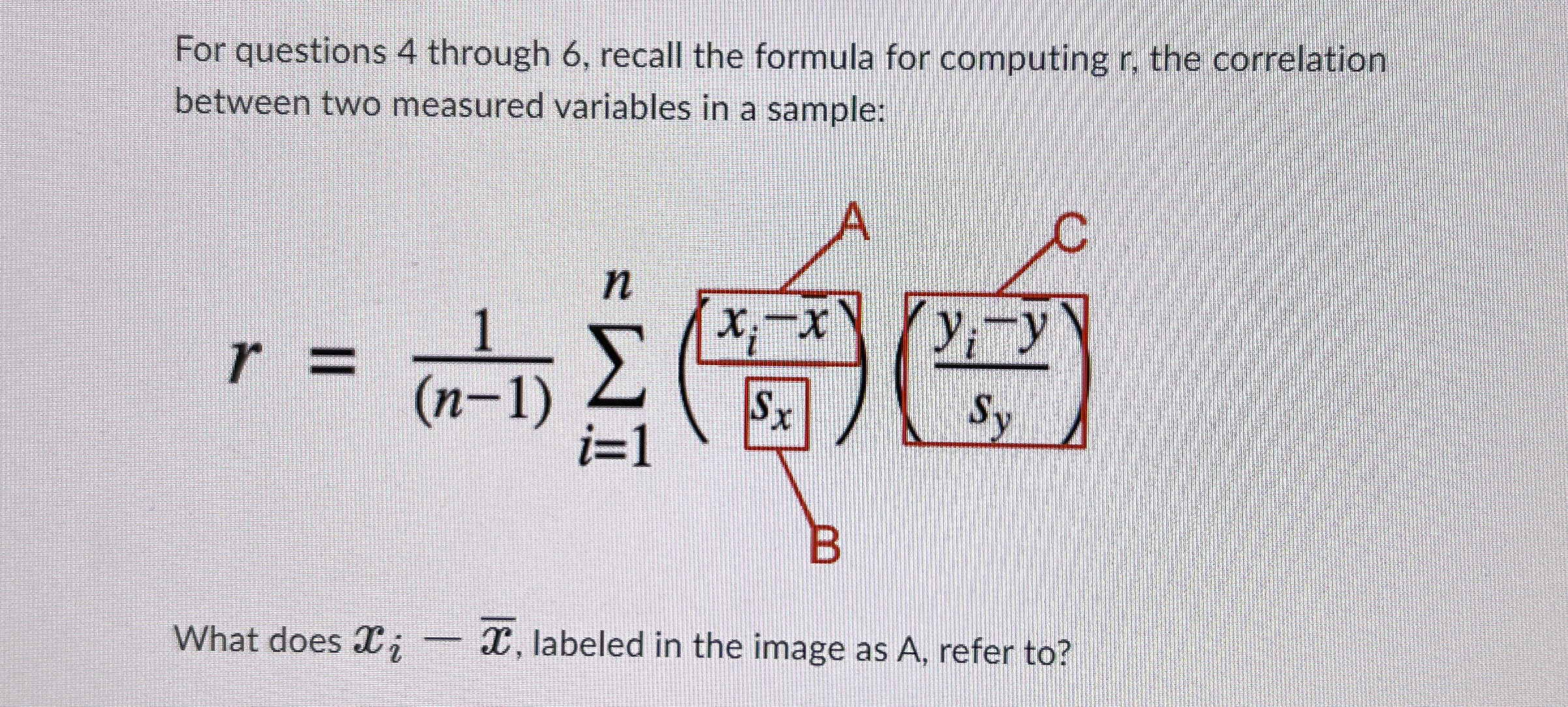 For questions 4 ﻿through 6 , ﻿recall the formula for | Chegg.com