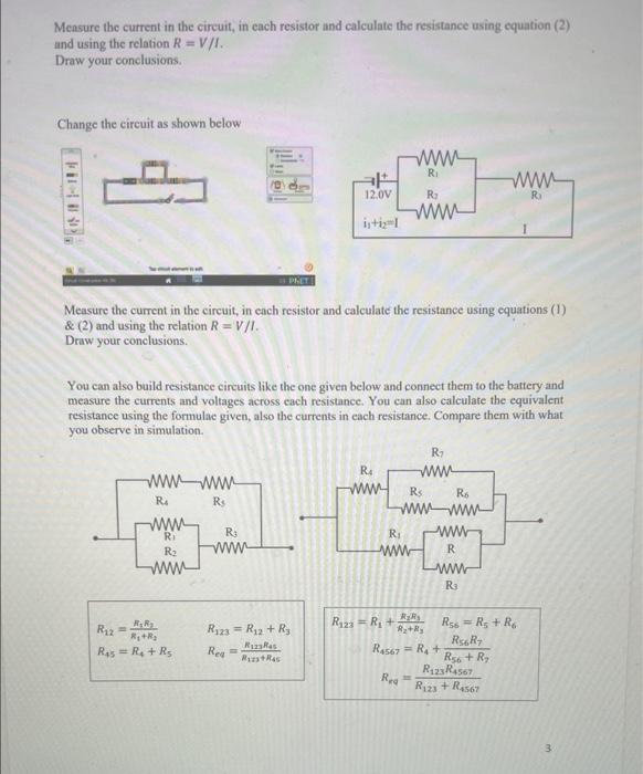 3. To determine the combined resistance of several