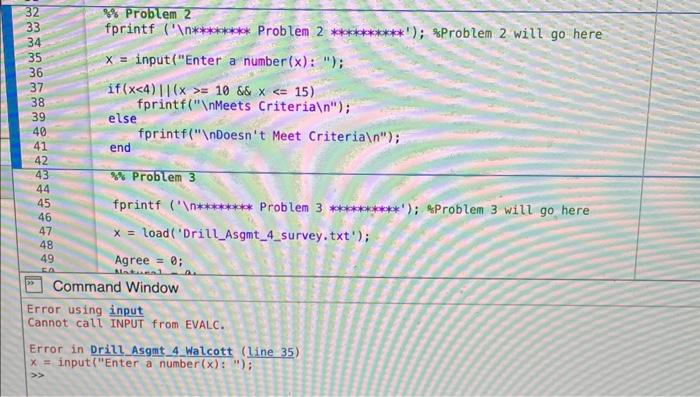 Solved hello, im having a problem with my code. im trying to | Chegg.com