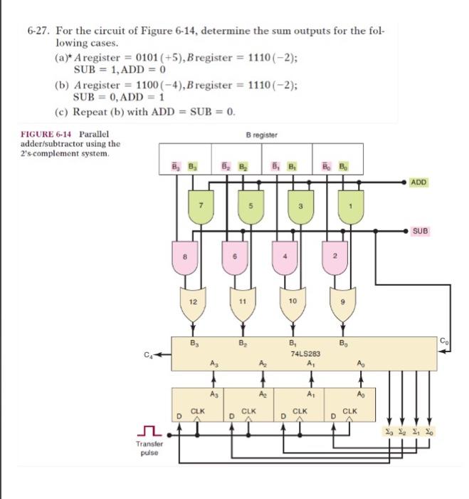 Solved 6-27. For The Circuit Of Figure 6-14, Determine The | Chegg.com