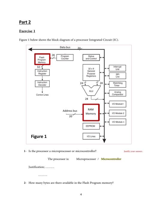 Solved Figure I Below Shows The Block Diagram Of A Processor | Chegg.com