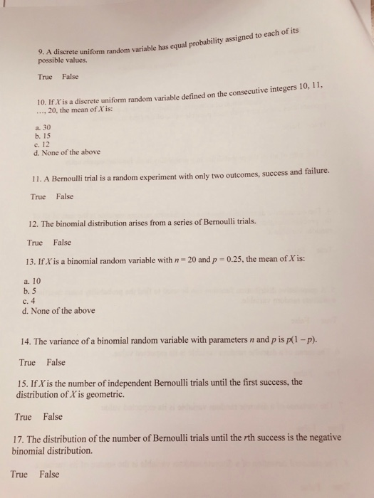 Solved Reading and Comprehension Questions for Discrete | Chegg.com