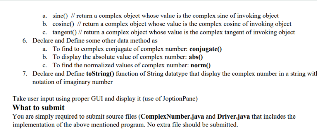 Solved What is Complex Number? Complex Number are numbers | Chegg.com
