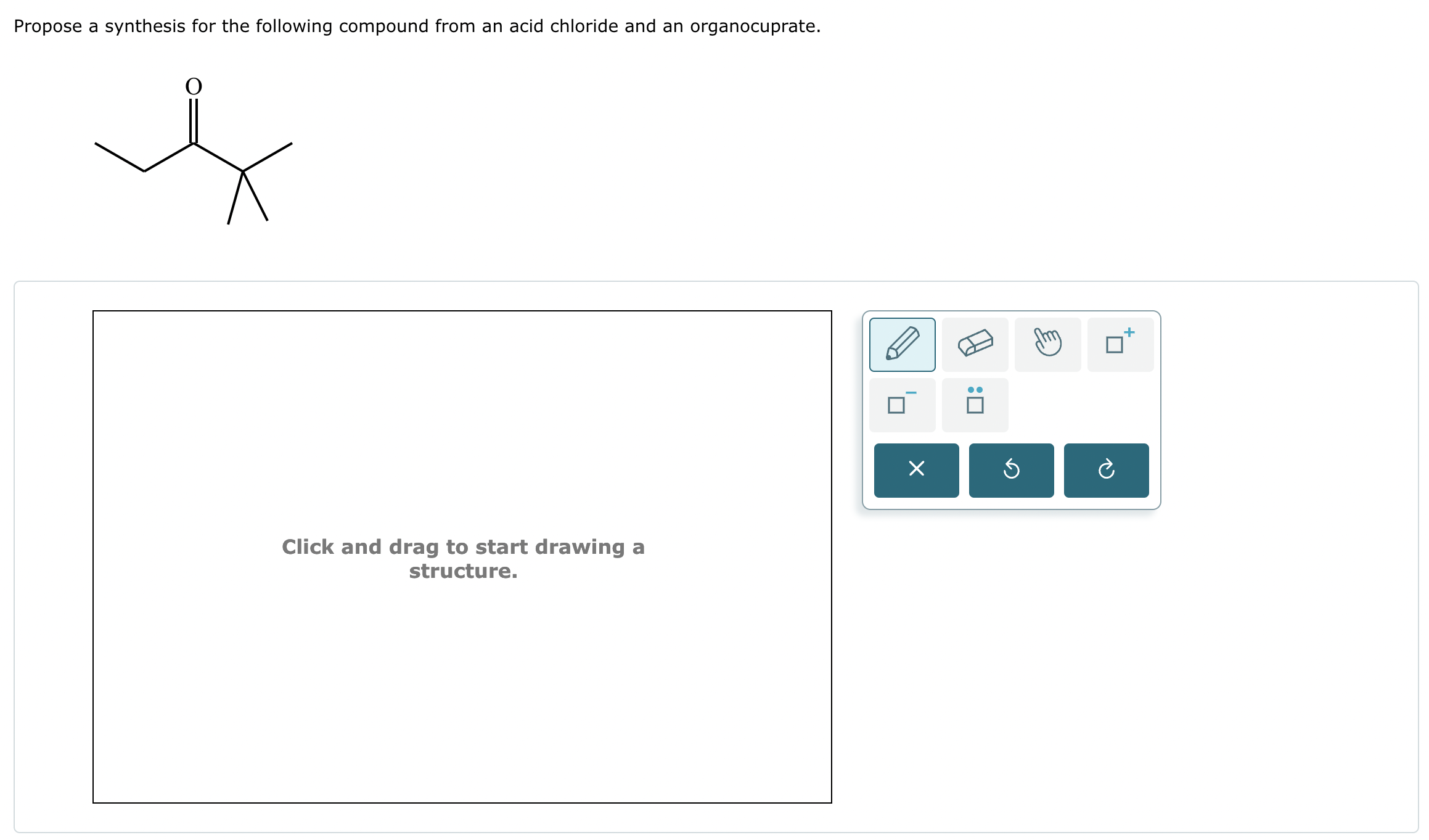 Solved Propose a synthesis for the following compound from | Chegg.com