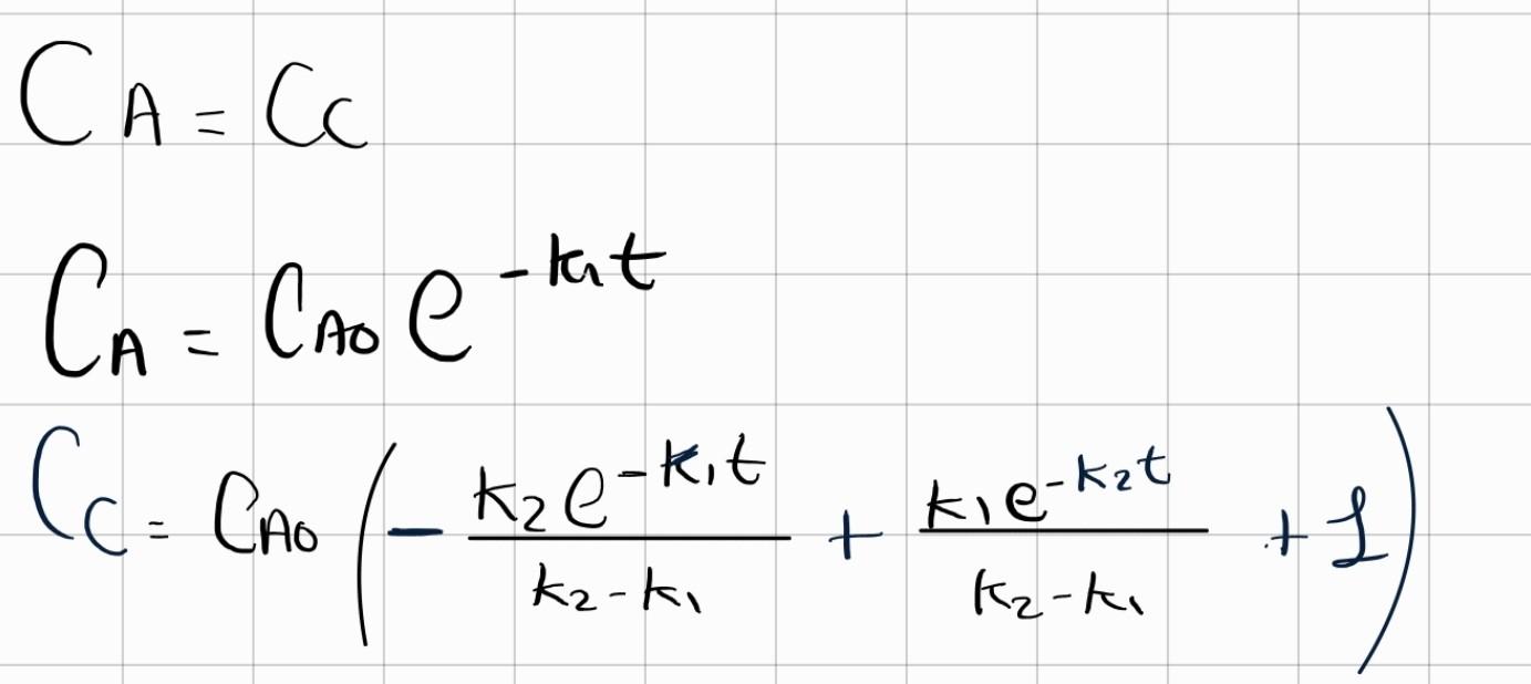 Solved Equal the expressions for concentrations and find an | Chegg.com