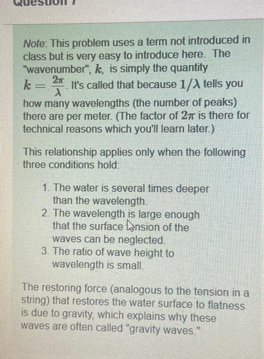 Solved Question 1 1 Pts Waves That Move Across The Ocean Chegg Com