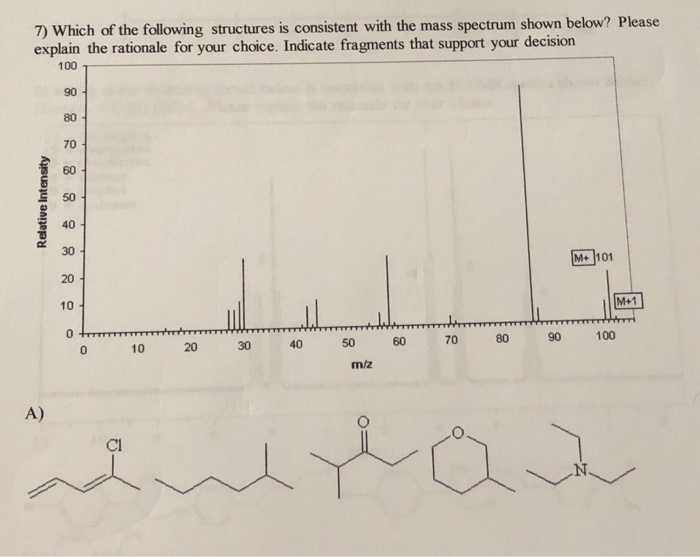 Solved 7) Which of the following structures is consistent | Chegg.com