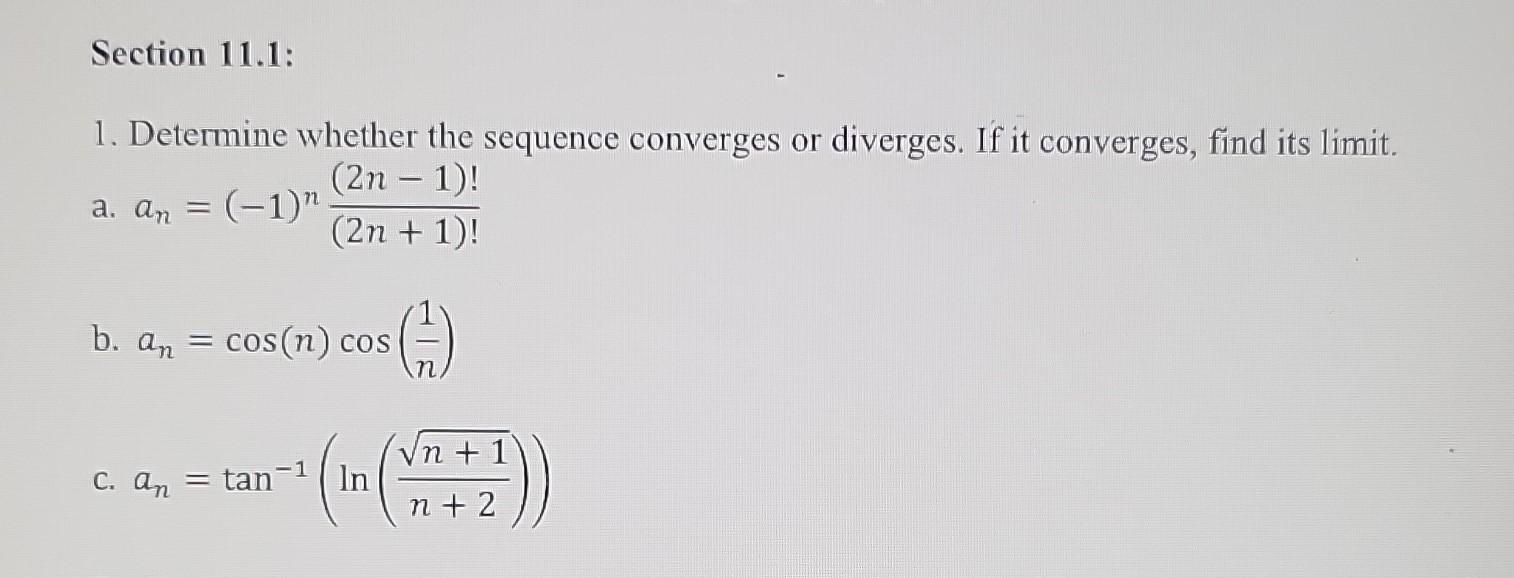 Solved Does this converge or diverge. If it converges, find | Chegg.com