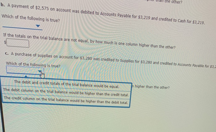 Solved Balance Errors For each of the following considered | Chegg.com
