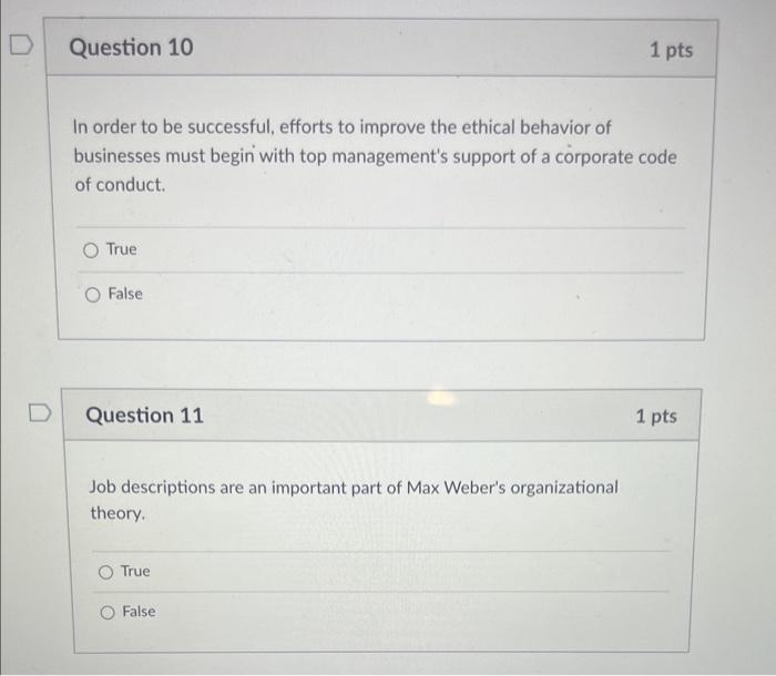 Solved In order to be successful, efforts to improve the | Chegg.com