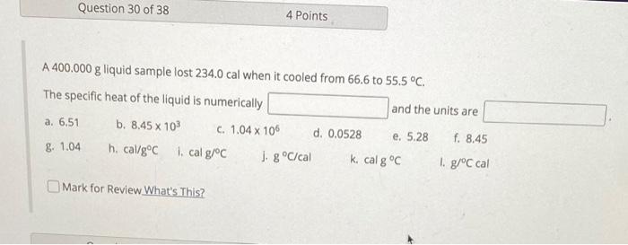 Solved You put 400 g of water at 24 °C into a 500-W