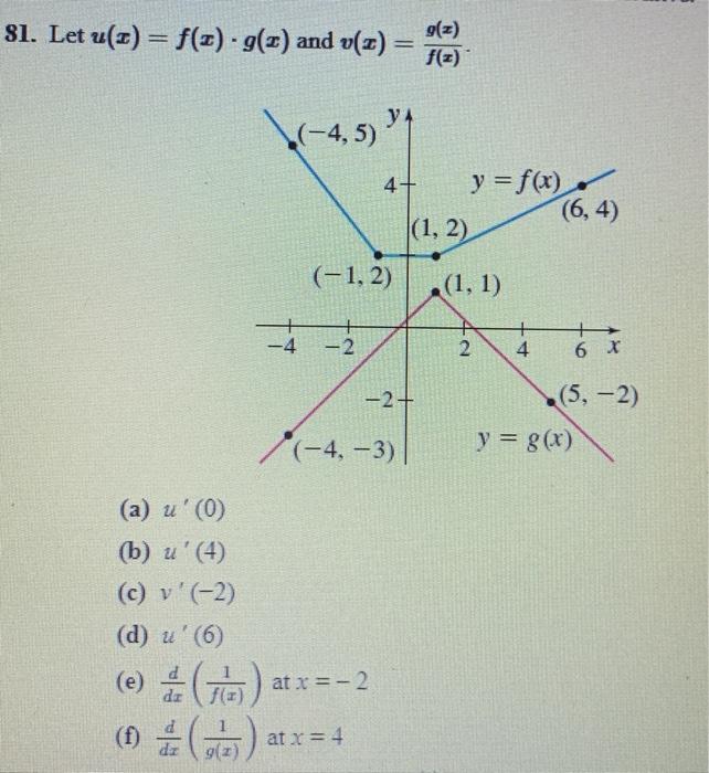 Solved 81 Let U F X G 2 And V Z G Z F Ya Chegg Com