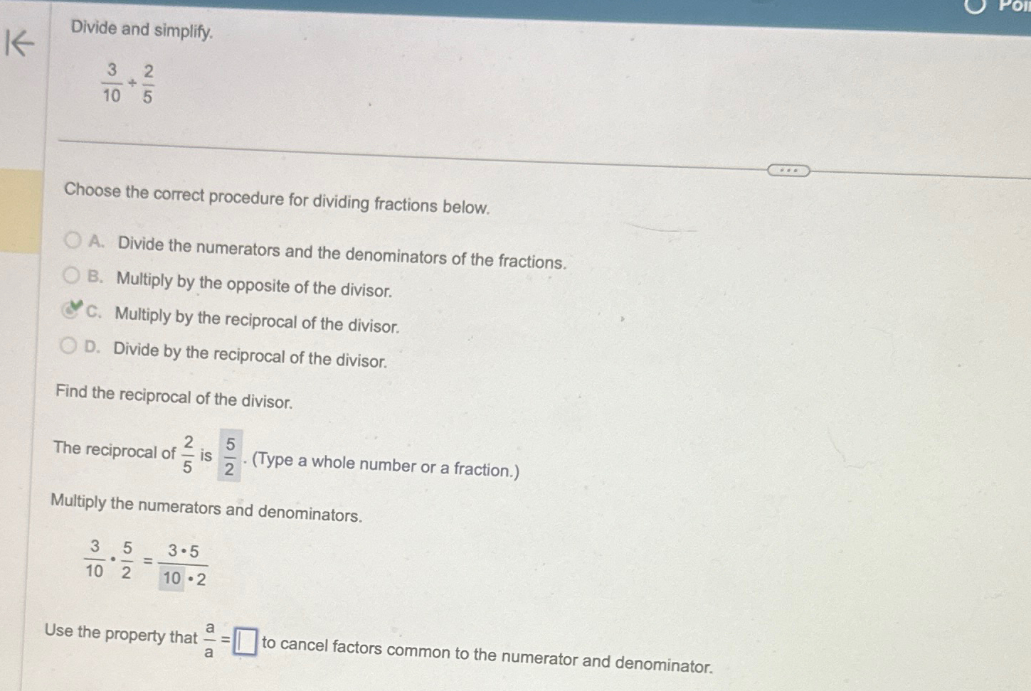 solved-divide-and-simplify-310-25choose-the-correct-chegg