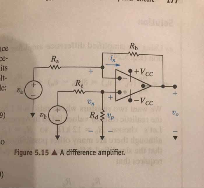 Solved T89 5.29 Design a difference amplifier (Fig. 5.15) to | Chegg.com