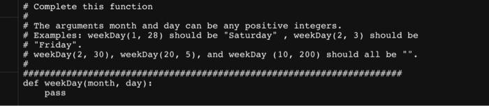 Solved Problem 2: Write a function that takes as an argument | Chegg.com