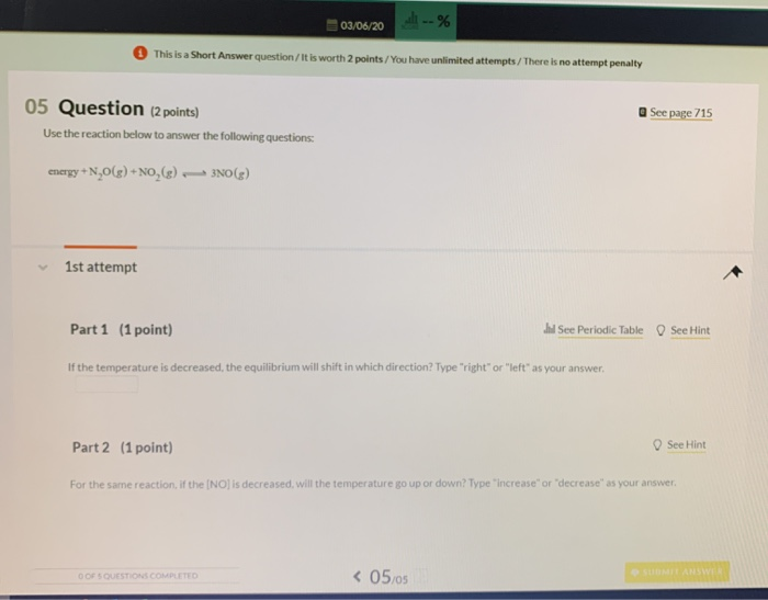 Solved 03/06/20 - % This is a Short Answer question / It is | Chegg.com