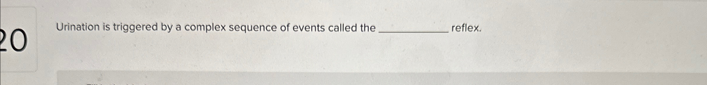 Solved Urination is triggered by a complex sequence of | Chegg.com