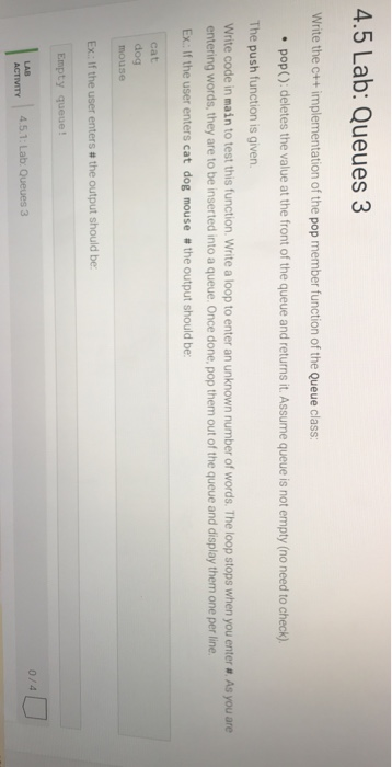 Solved Can someone help me with my lab assignment?? This is | Chegg.com