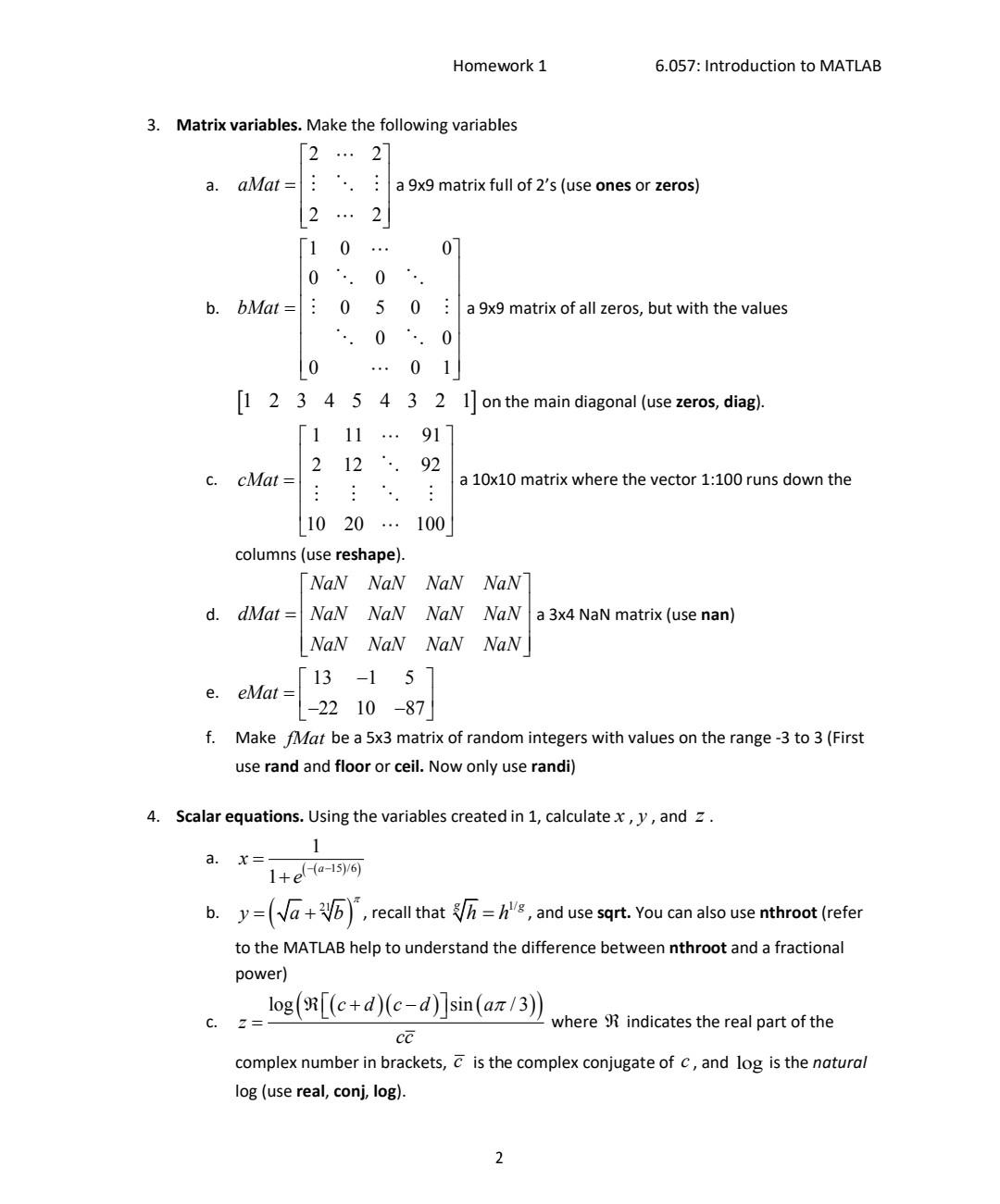 Solved Homework 1 This homework is designed to teach you to | Chegg.com