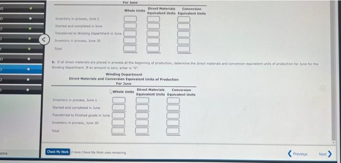 Solved eBook Show Me How Equivalent Units of Production Data | Chegg.com