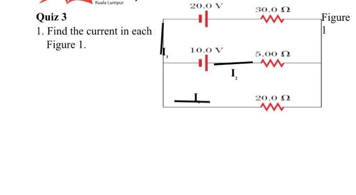 Solved 1. Find The Current In Each Figure 1. | Chegg.com