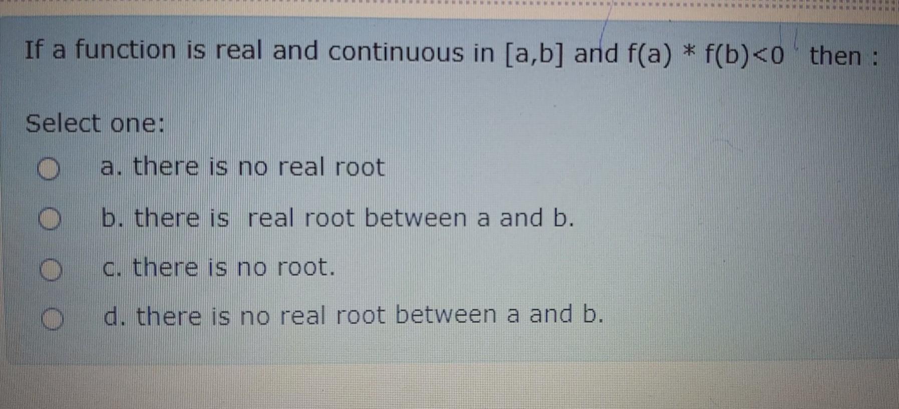Solved WWW If a function is real and continuous in [a,b] and | Chegg.com