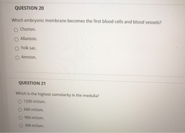 Solved QUESTION 22 Which will increase blood glucose levels?