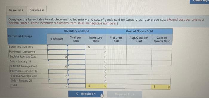 Solved Brief Exercise 8-6 (Algo) Inventory cost flow | Chegg.com