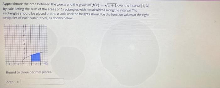 Solved Find lower and upper bounds for the area between the | Chegg.com