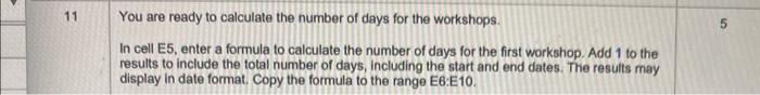 Solved You are ready to calculate the number of days for the | Chegg.com