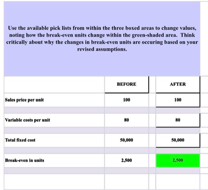 1. What Would Be The BEP In Units Sales If The | Chegg.com