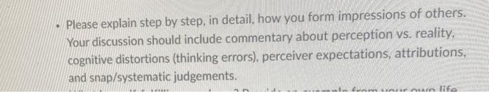 Solved Please explain step by step, in detail, how you form | Chegg.com