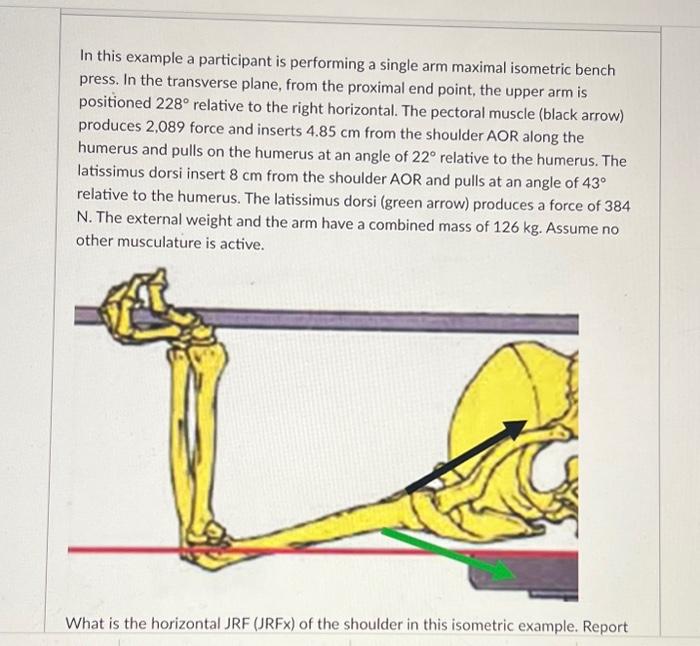 Solved In this example a participant is performing a single | Chegg.com
