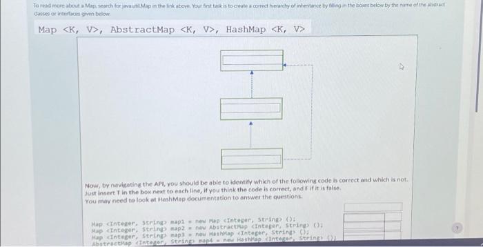 Solved To Read More About A Map Search For Java Util Map In Chegg Com   Image